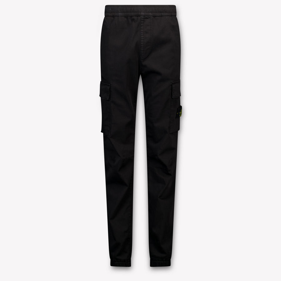 Stone Island Kinder Jongens Broek In Zwart
