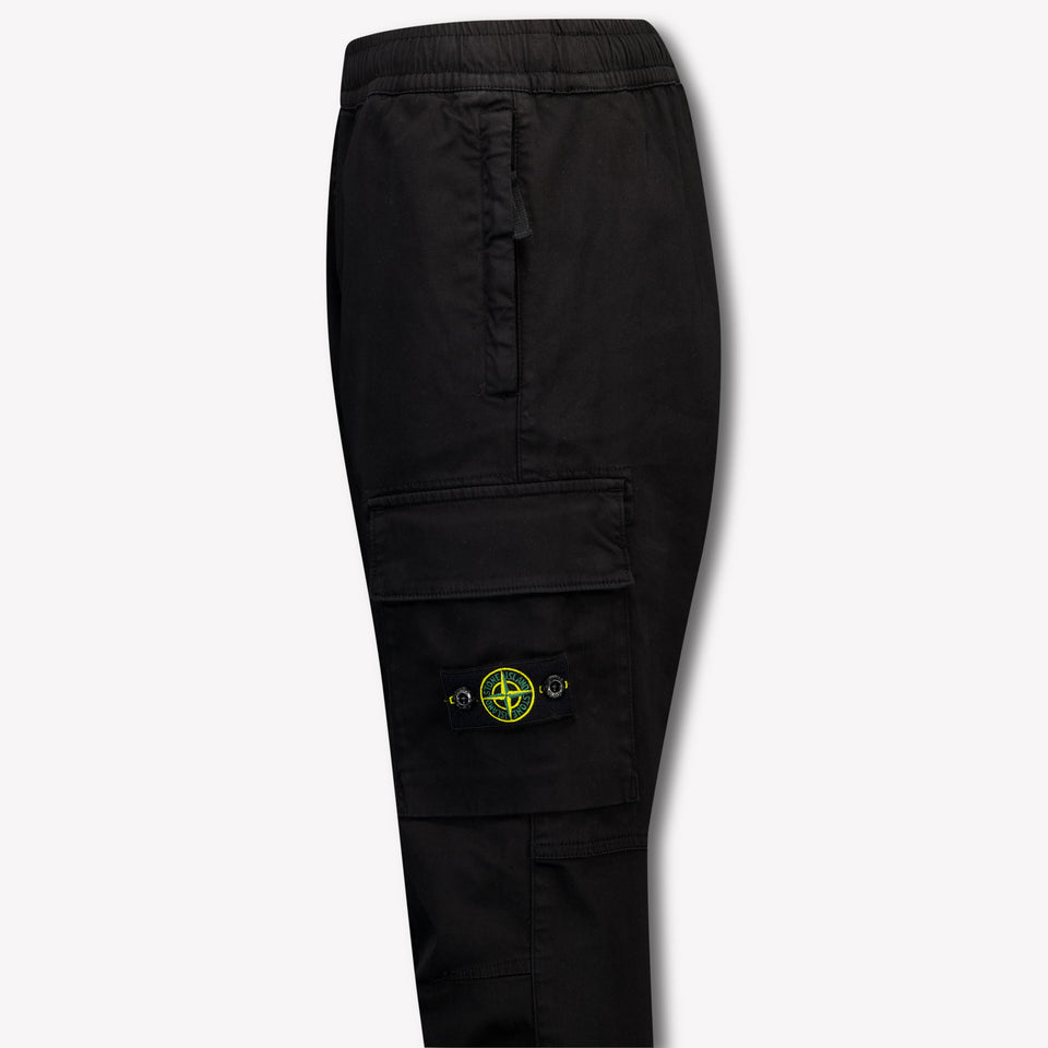 Stone Island Kinder Jongens Broek In Zwart