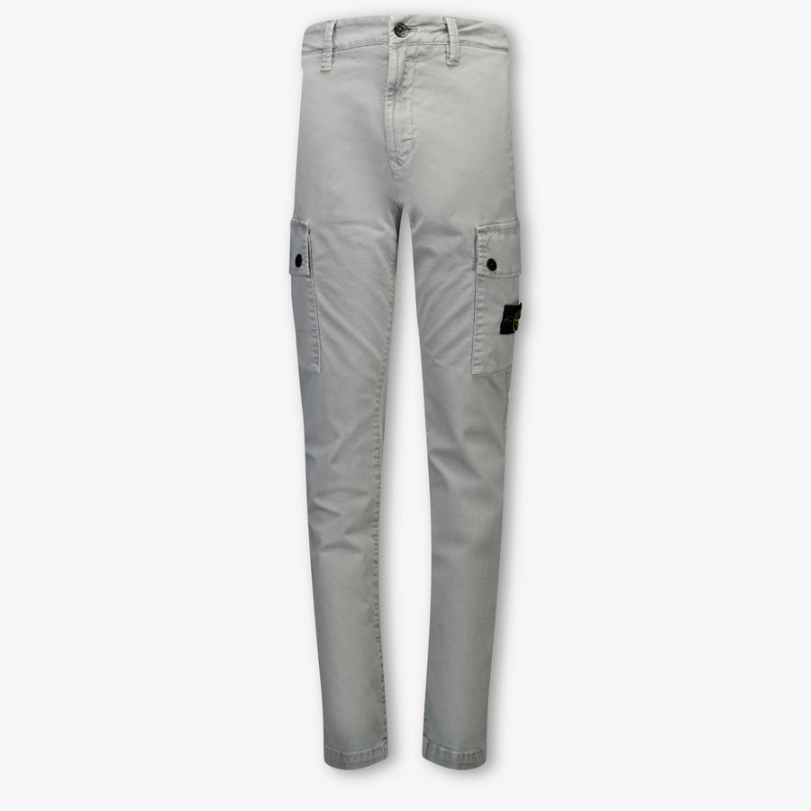 Stone Island Kids Boys  Pants Gray