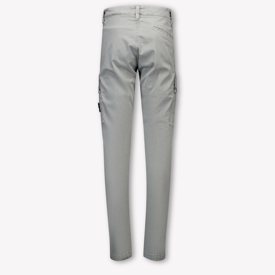 Stone Island Kids Boys  Pants Gray