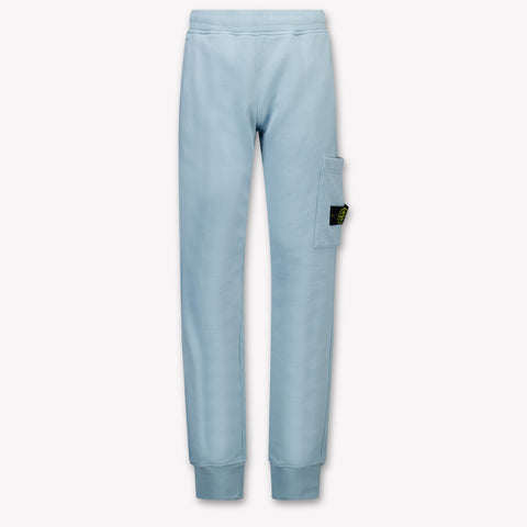 Stone Island Kids Boys  Pants Light Blue