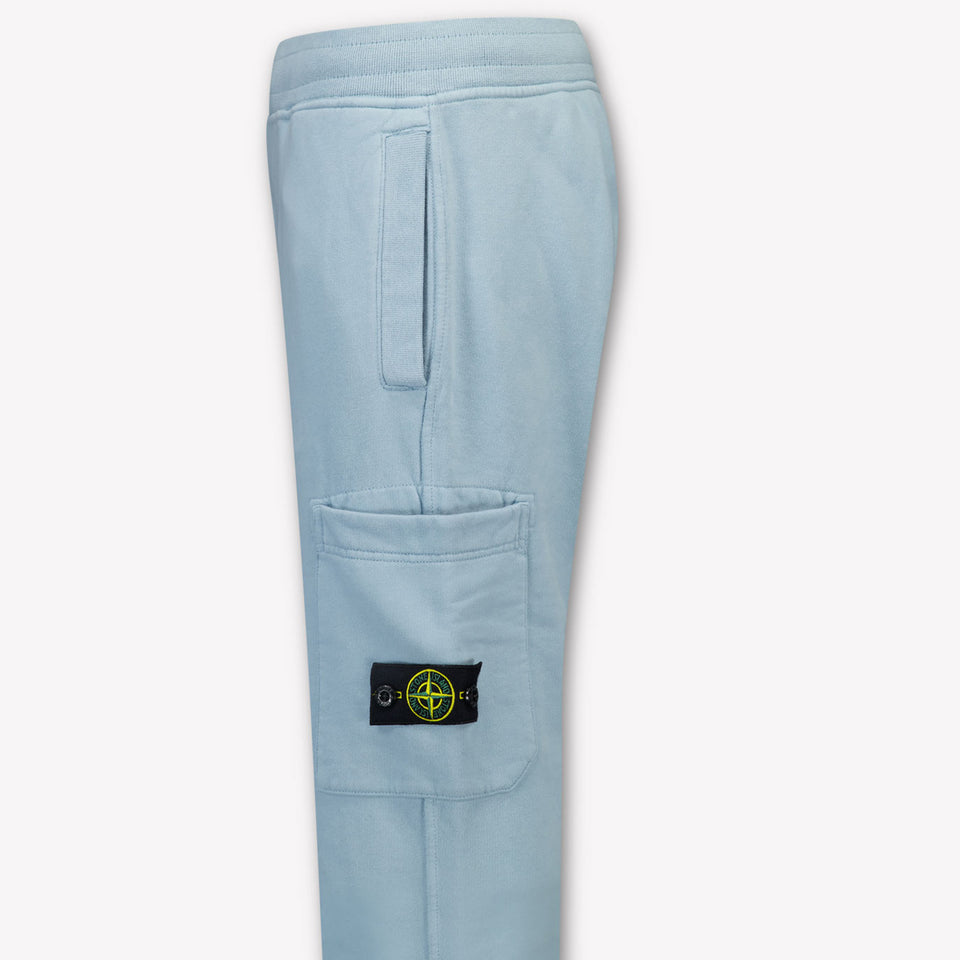 Stone Island Kinder Jongens Broek In Licht Blauw