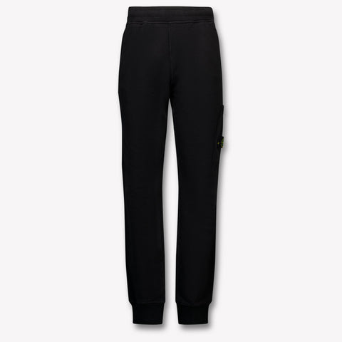 Stone Island Kids Boys  Pants Black