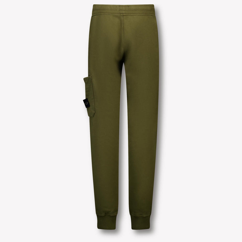 Stone Island Kids Boys  Pants Army