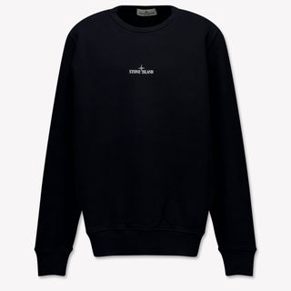 Stone Island Kids Boys Sweater  Black