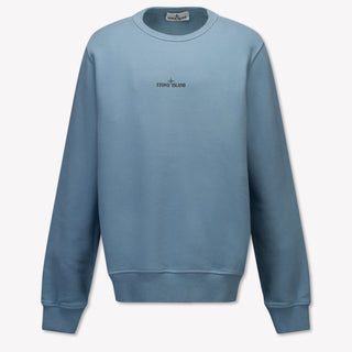 Stone Island Kids Boys Sweater  Light Blue