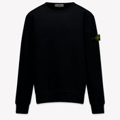 Stone Island Kids Boys Sweater  Black