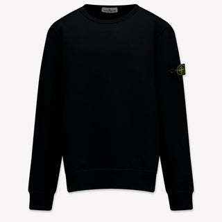 Stone Island Kids Boys Sweater  Black