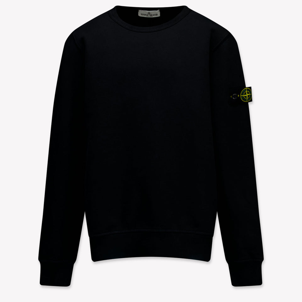 Stone Island Kids Boys Sweater  Black