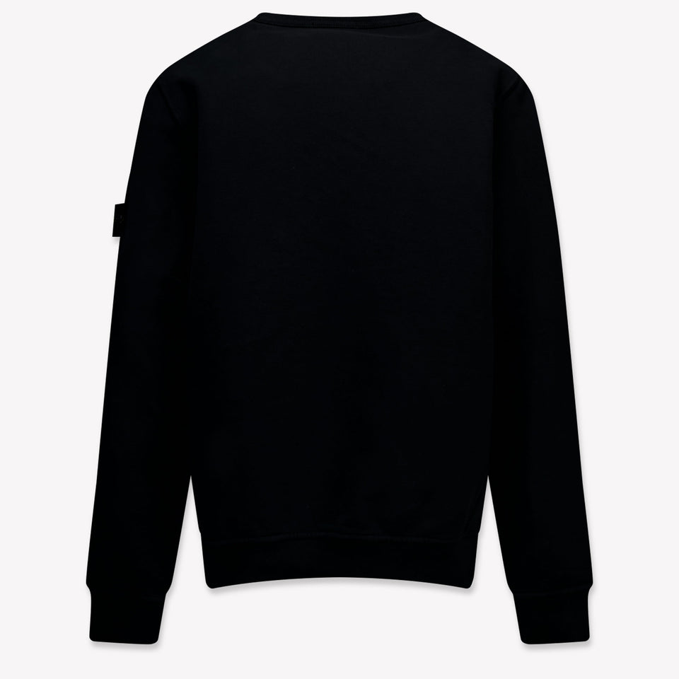 Stone Island Kids Boys Sweater  Black