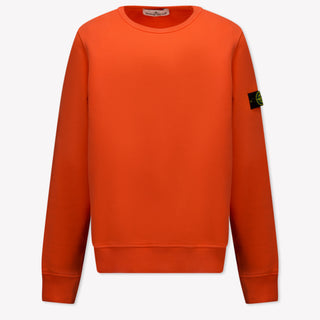 Stone Island Kids Boys Sweater  Red