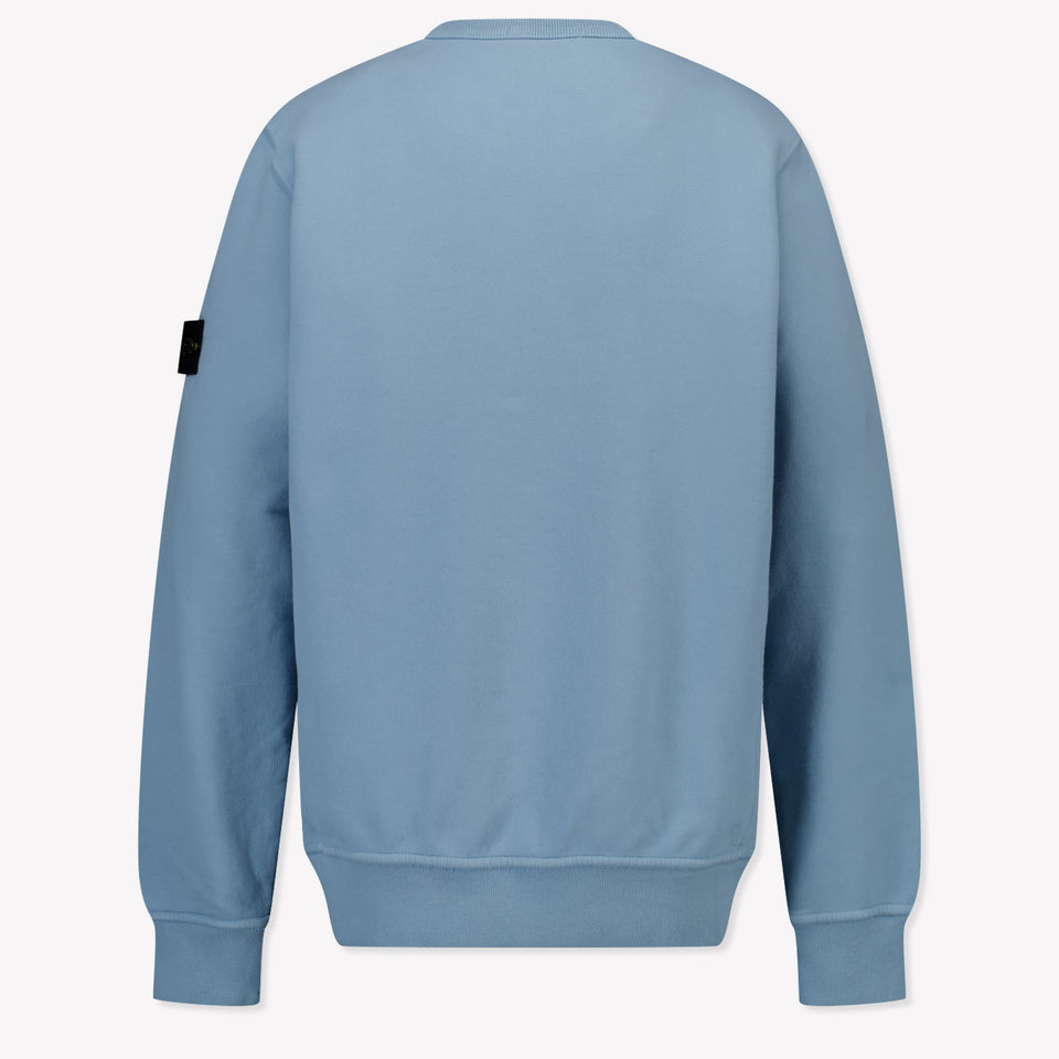Stone Island Kids Boys Sweater  Light Blue