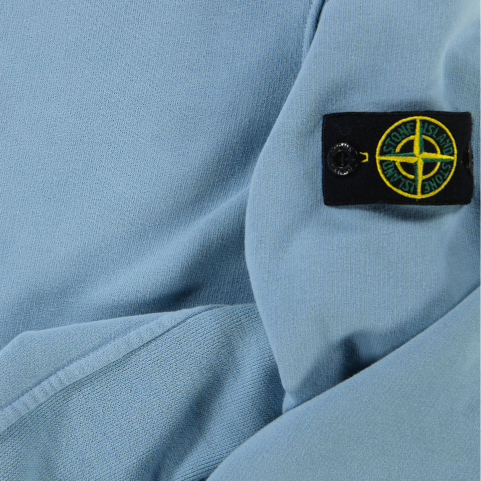 Stone Island Kids Boys Sweater  Light Blue