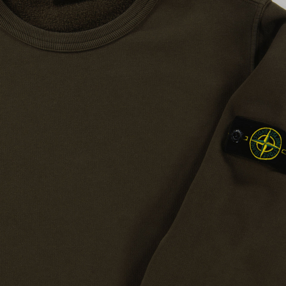 Stone Island Kinder Jongens Trui In Army