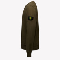 Stone Island Kids Boys Sweater  Army