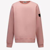 Stone Island Kids Boys Sweater  Pink
