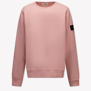 Stone Island Kids Boys Sweater  Pink