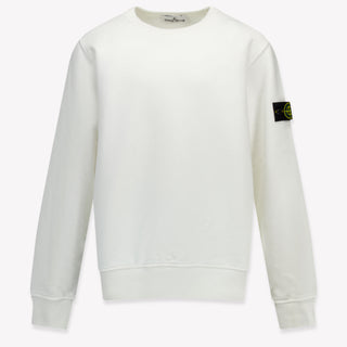Stone Island Kids Boys Sweater  Offwhite