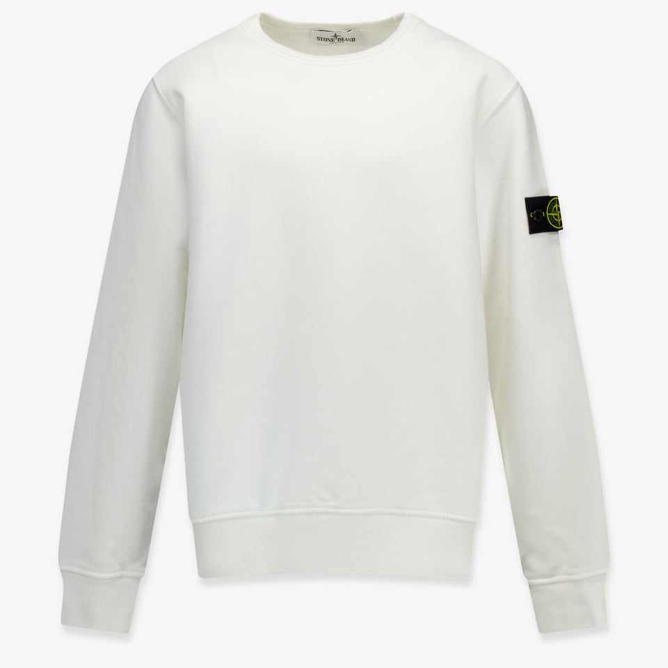 Stone Island Kinder Jongens Trui In Off White