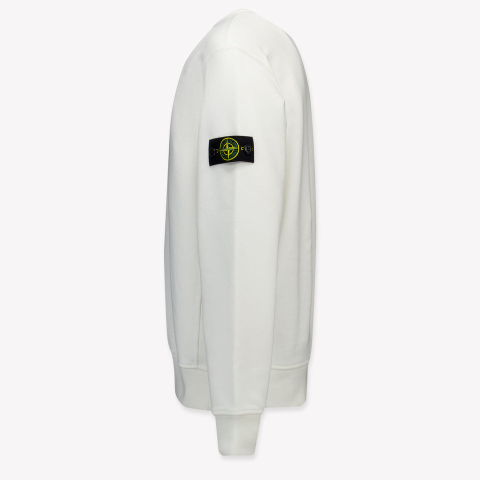 Stone Island Kinder Jongens Trui In Off White