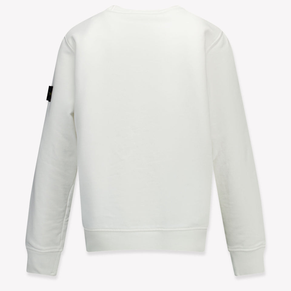 Stone Island Kinder Jongens Trui In Off White