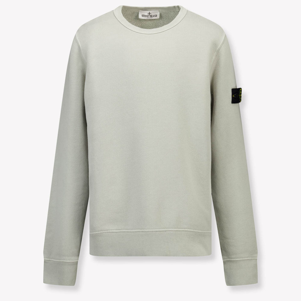 Stone Island Kids Boys Sweater  Gray