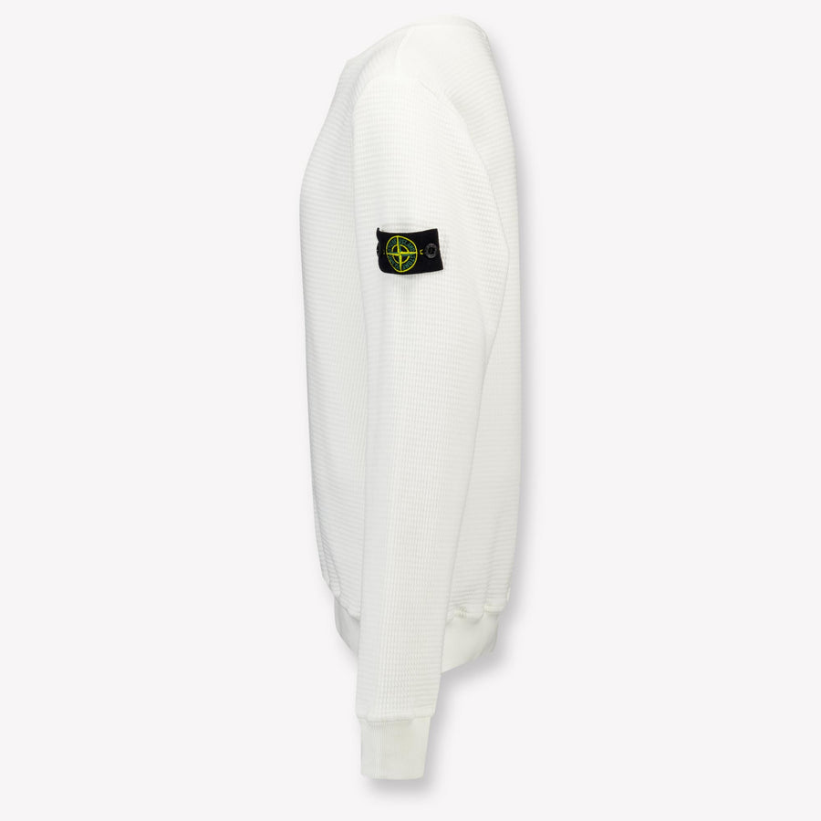 Stone Island Kinder Jongens Trui In Wit