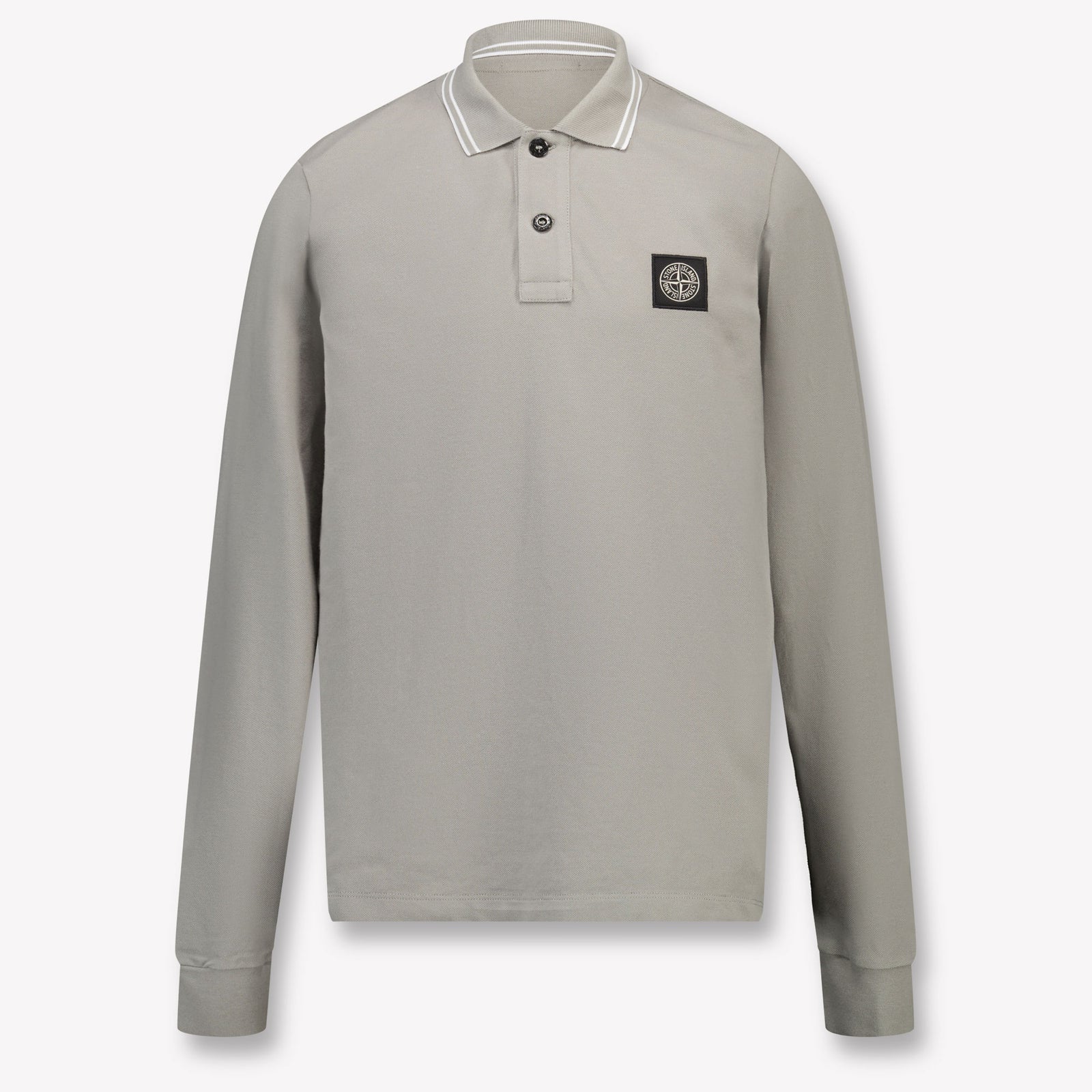 Stone Island Kids Boys Polo  Gray