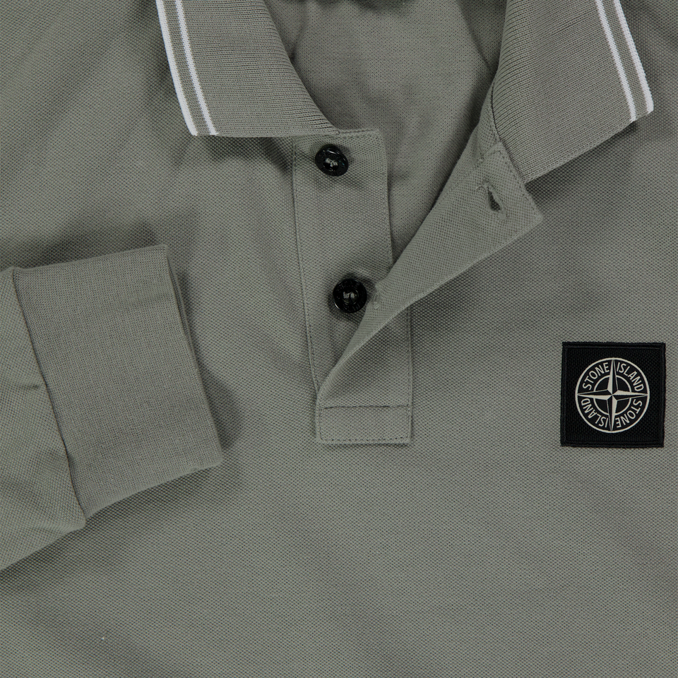 Stone Island Kinder Jongens Polo In Grijs