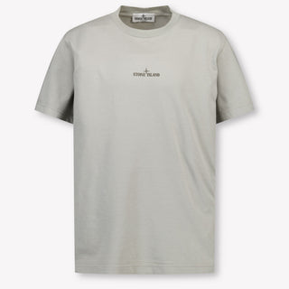 Stone Island Kids Boys  T-Shirt Gray