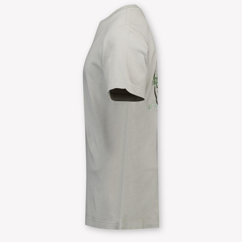 Stone Island Kids Boys  T-Shirt Gray