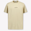 Stone Island Kinder Jongens T-Shirt In Zand