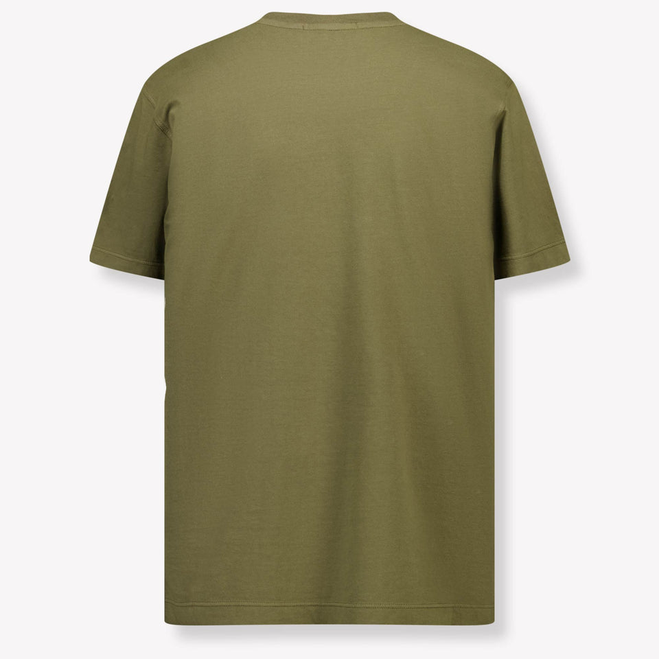 Stone Island Kids Boys  T-Shirt Army