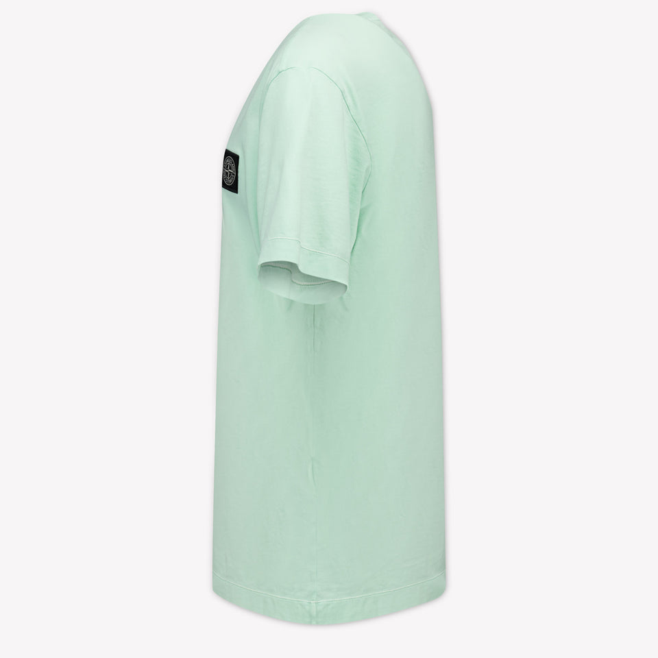 Stone Island Kinder Jongens T-Shirt In Mint