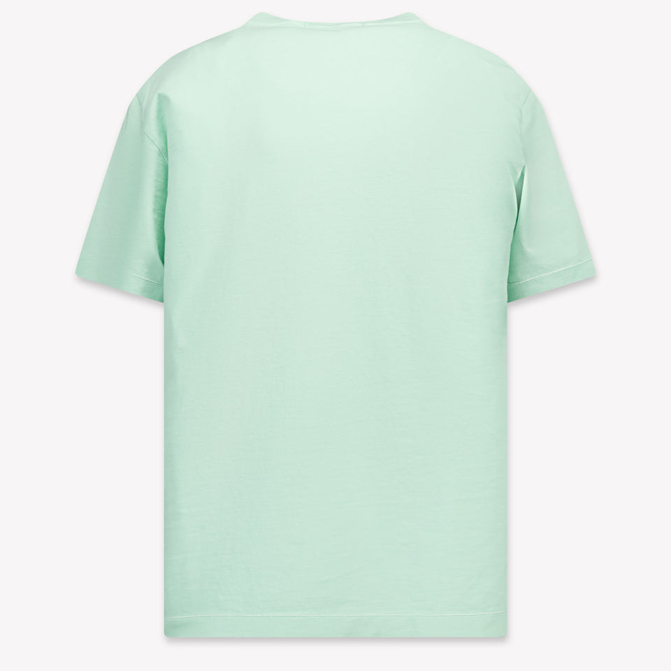 Stone Island Kinder Jongens T-Shirt In Mint