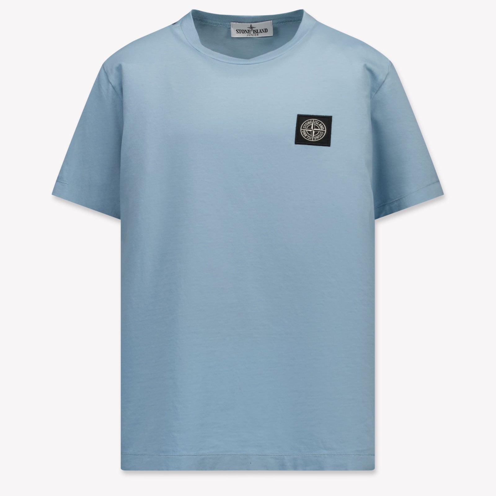Stone Island Kinder Jongens T-Shirt In Licht Blauw