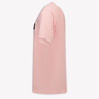 Stone Island Kids Boys  T-Shirt Pink