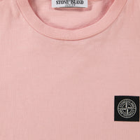 Stone Island Kids Boys  T-Shirt Pink