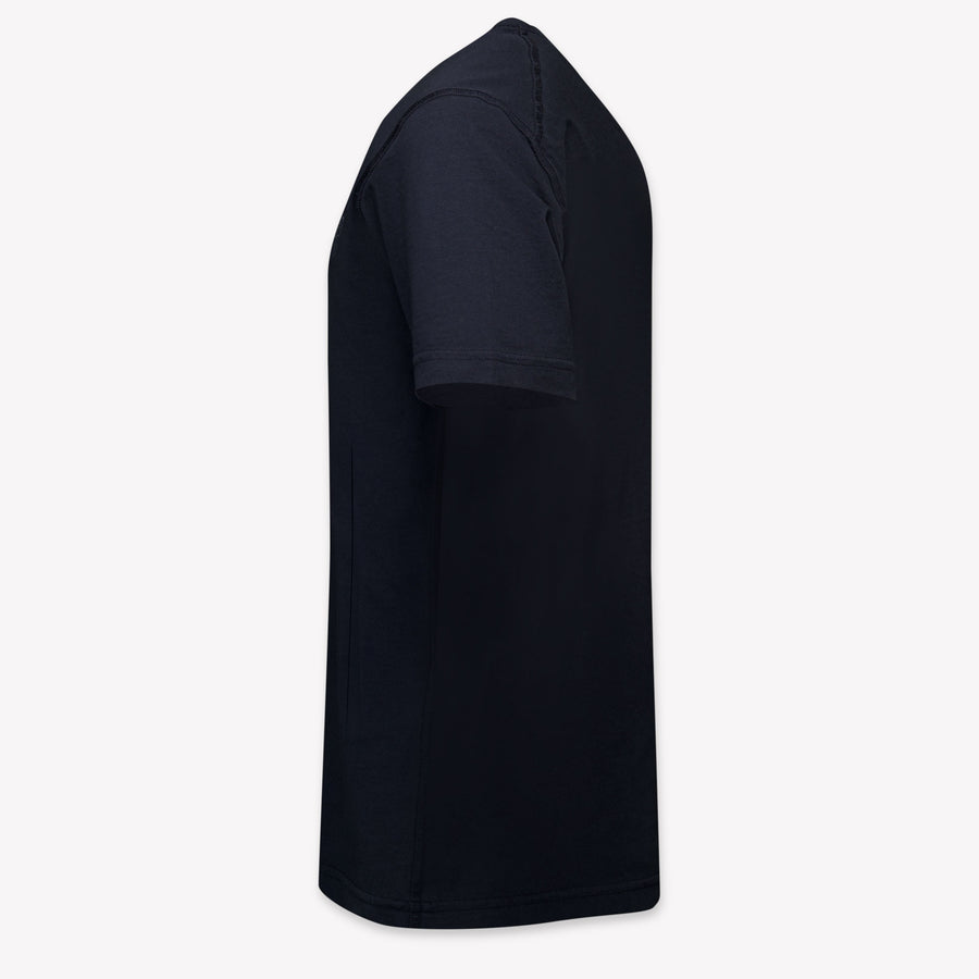 Stone Island Kinder Jongens T-Shirt In Navy
