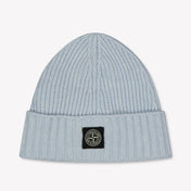 Stone Island Kids Boys Hat Light Blue