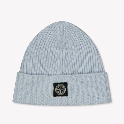 Stone Island Kids Boys Hat Light Blue