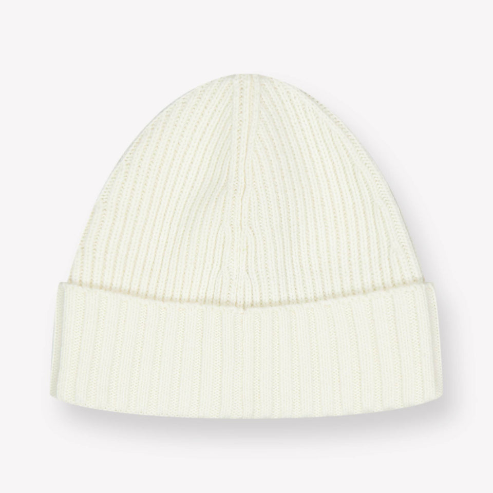 Stone Island Kids Boys Hat Offwhite
