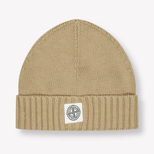 Stone Island Kids Boys Hat Sand