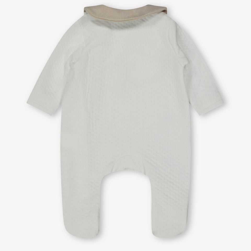 First Baby Meisjes Boxpakje In Wit