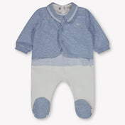 First Baby Jongens Boxpakje In Licht Blauw