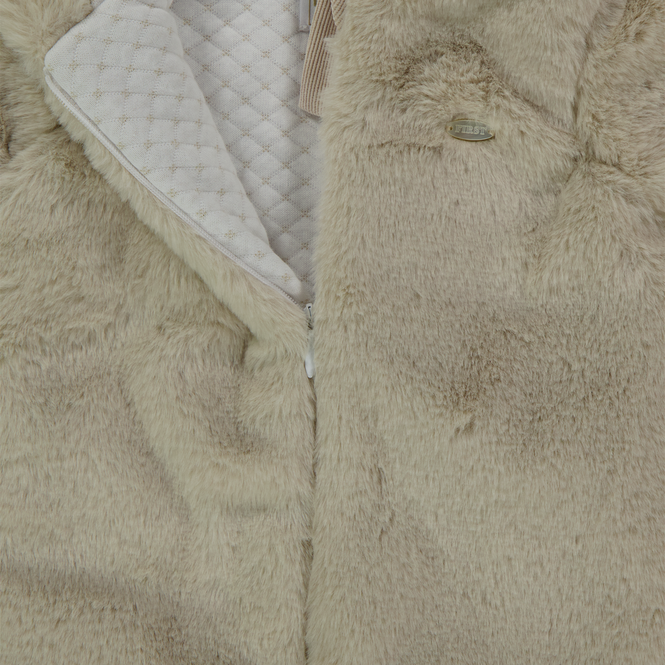 First Baby Unisex Ski suit Beige