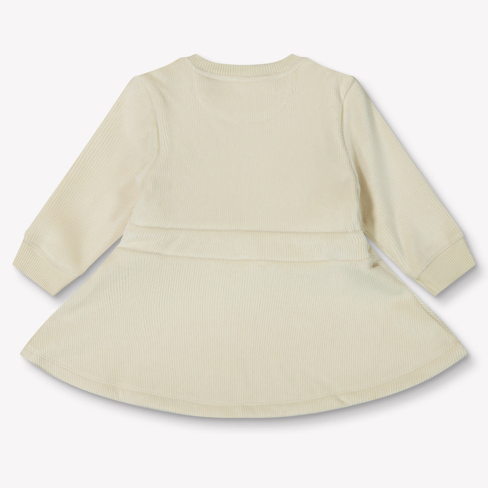 Calvin Klein Baby Girls Dress  Ecru