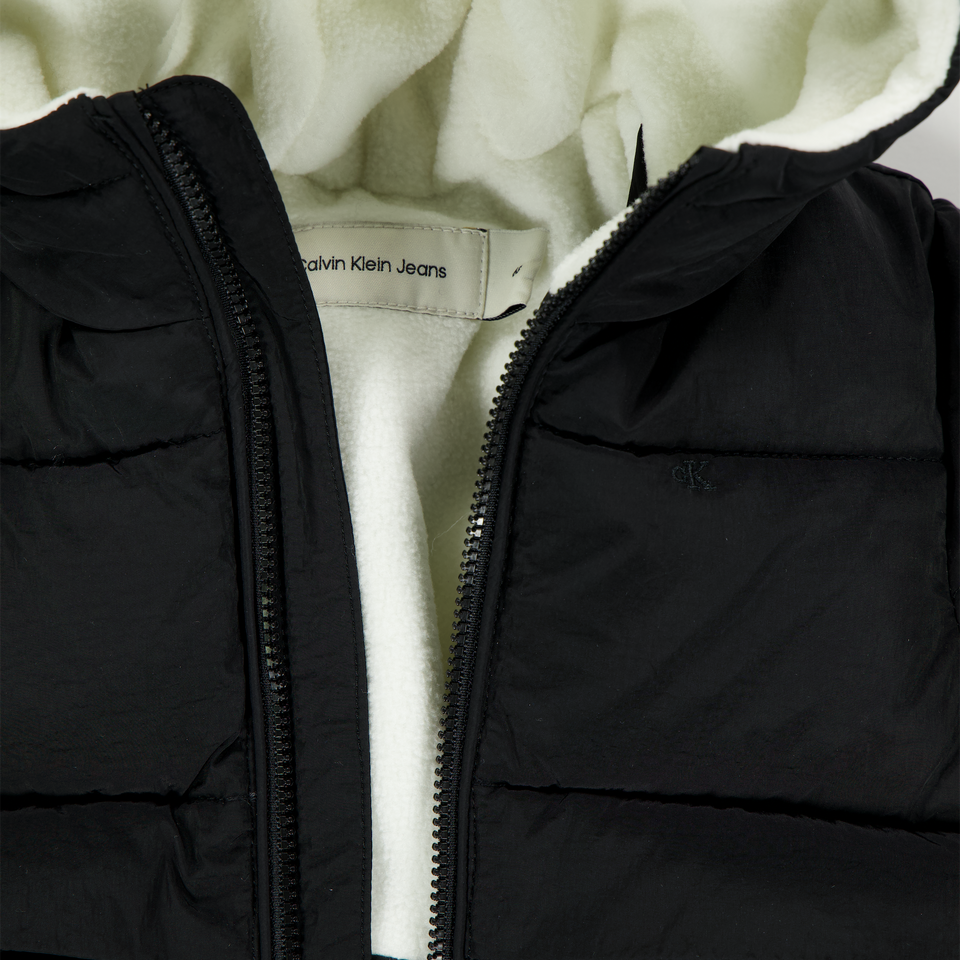 Calvin Klein Baby Unisex Winterjas In Zwart