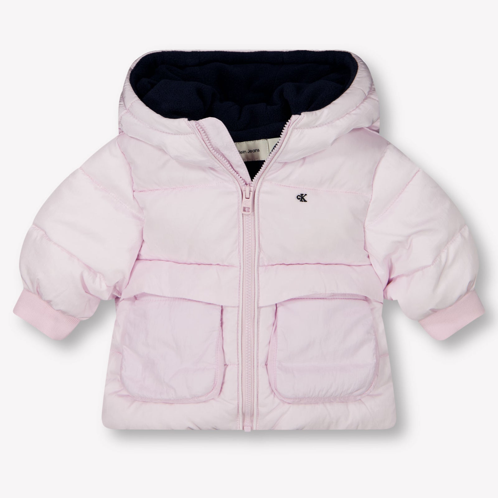 Calvin Klein Baby Unisex Winterjas In Licht Roze