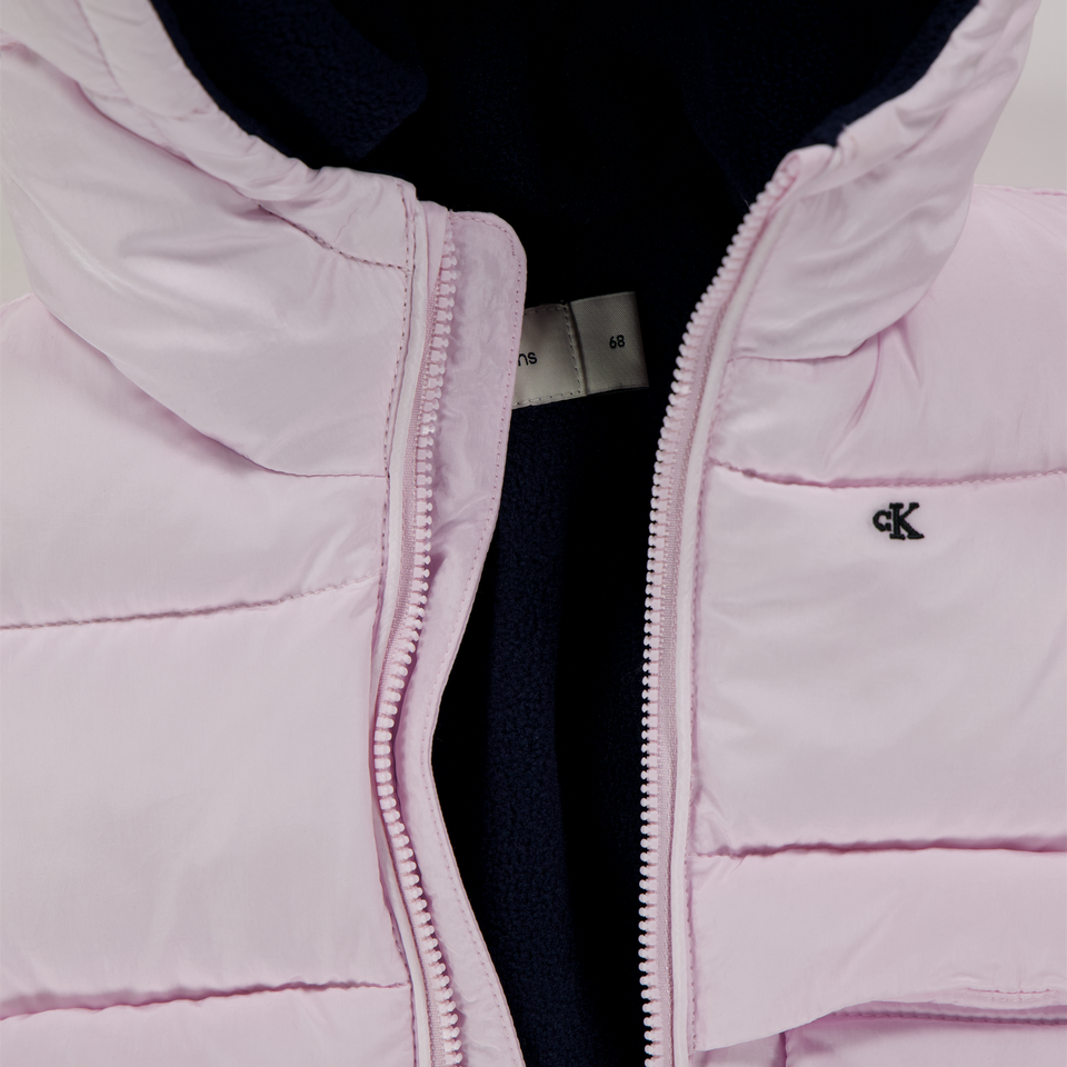 Calvin Klein Baby Unisex Winter Jacket  Light Pink
